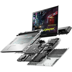 Dell Alienware Area-51m R2, Weiß, Intel Core i9-10900K, 32GB RAM, 256GB SSD+1TB SATA, 17.3" 1920x1080 FHD, 8GB NVIDIA GeForce RTX 2080Super, Dell 1 Jahr Garantie, Englisch Tastatur