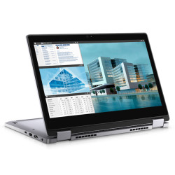 Dell Latitude 13 3310 2-in-1, Silber, Intel Core i3-8145U, 8GB RAM, 256GB SSD, 13.3" 1920x1080 FHD, Dell 3 Jahre Garantie, Englisch Tastatur