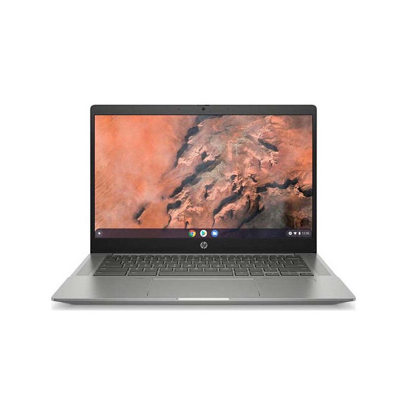 HP Chromebook 14B na0502na, Silber, AMD Ryzen 5 3500C, 8GB RAM, 128GB SSD, 14" 1366x768 HD, HP 1 Jahr Garantie, Englisch Tastatur