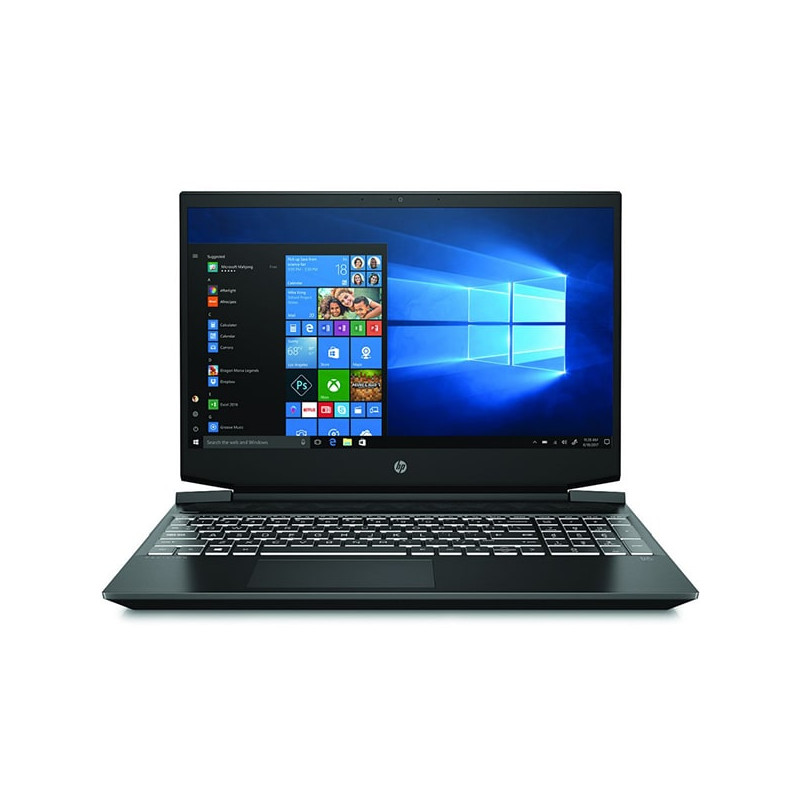 HP Pavilion Gaming Laptop 15-ec1001na, Schwarz, AMD Ryzen 5 4600H, 8GB RAM, 256GB SSD, 15.6" 1920x1080 FHD, 4GB NVIDIA GeForce GTX 1650, HP 1 Jahr Garantie, Englisch Tastatur