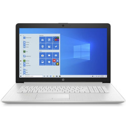 HP Laptop 17-by2501na, Silber, Intel Core i3-10110U, 4GB RAM, 1TB SATA, 17.3" 1600x900 HD+, DVD-RW, HP 1 Jahr Garantie, Englisch Tastatur
