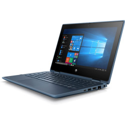 HP ProBook X360 11 G5 EE, Blau, Intel Pentium Silver N5030, 4GB RAM, 128GB SSD, 11.6" 1366x768 HD, HP 1 Jahr Garantie, Englisch Tastatur