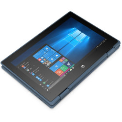 HP ProBook X360 11 G5 EE, Blau, Intel Pentium Silver N5030, 4GB RAM, 128GB SSD, 11.6" 1366x768 HD, HP 1 Jahr Garantie, Englisch Tastatur