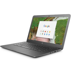 HP Chromebook 14A G5, Grau, AMD A6 9220, 8GB RAM, 64GB eMMC, 14" 1920x1080 FHD, HP 1 Jahr Garantie, Englisch Tastatur