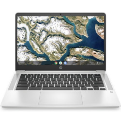 HP Chromebook 14A-na0028nl, Silber, Intel Pentium Silver N5030, 8GB RAM, 128GB SSD, 14" 1366x768 HD, HP 1 Jahr Garantie, Italienische Tastatur