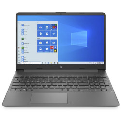 HP 15s-fq1091nl Laptop, Grau, Intel Core i3-1005G1, 8GB RAM, 256GB SSD, 15.6" 1920x1080 FHD, HP 1 Jahr Garantie, Italienische Tastatur