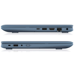 HP ProBook X360 11 G5 EE, Blau, Intel Celeron N4120, 4GB RAM, 128GB SSD, 11.6" 1366x768 HD, HP 1 Jahr Garantie, Englisch Tastatur