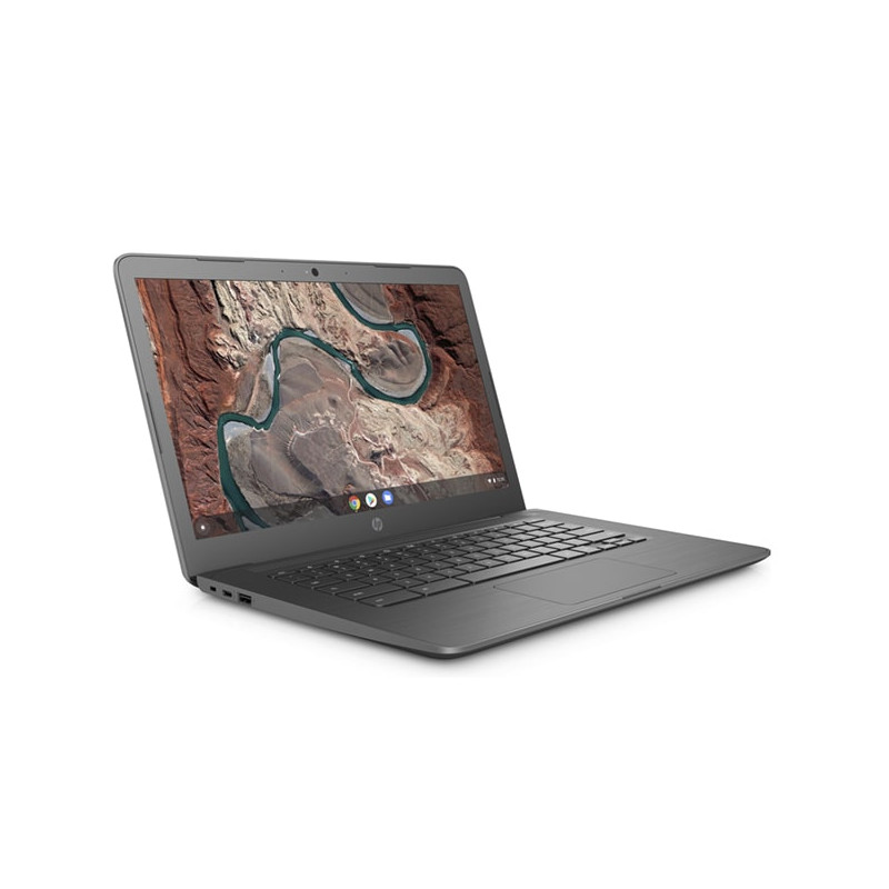 HP Chromebook 14-db0003na, Grau, AMD A4-9120C, 4GB RAM, 32GB eMMC, 14" 1366x768 HD, HP 1 Jahr Garantie, Englisch Tastatur