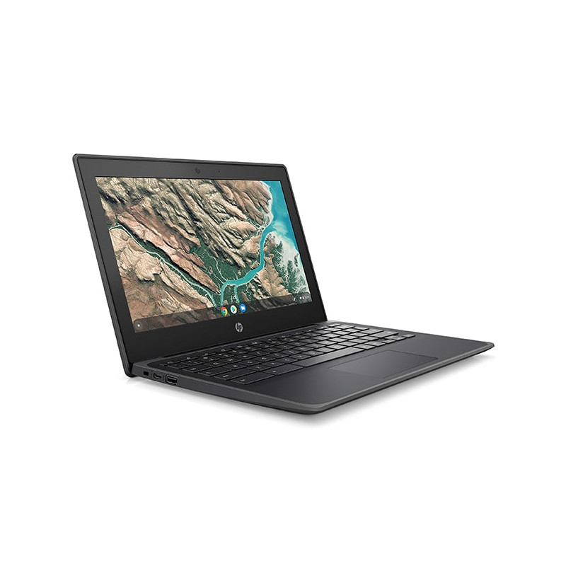 HP Chromebook 11 G8, Schwarz, Intel Celeron N4020, 4GB RAM, 64GB eMMC, 11.6" 1366x768 HD, HP 1 Jahr Garantie, Englisch Tastatur