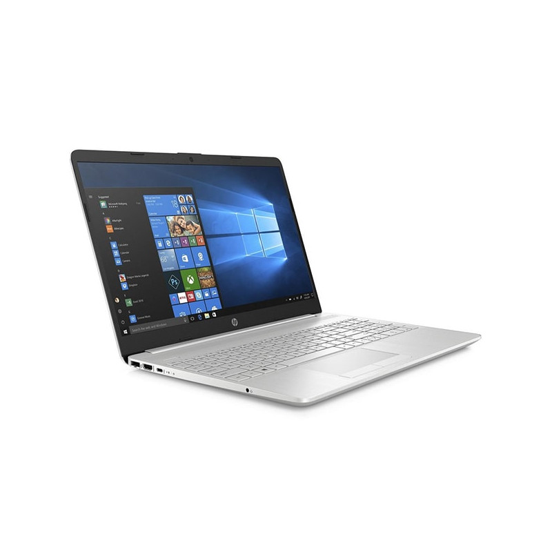 HP 15-dw1040nl Laptop, Silber, Intel Core i7-10510U, 8GB RAM, 128GB SSD+1TB SATA, 15.6" 1920x1080 FHD, 2GB NVIDIA GeForce MX130, HP 1 Jahr Garantie, Italienische Tastatur