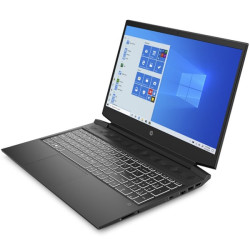 HP Pavilion Gaming Laptop 16-a0020nl, Schwarz, Intel Core i7-10750H, 16GB RAM, 512GB SSD, 16.1" 1920x1080 FHD, 4GB NVIDIA GeForce GTX 1650Ti, HP 1 Jahr Garantie, Italienische Tastatur