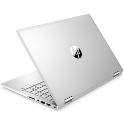 HP Pavilion x360 Convertible 14-dw0007nl, Silber, Intel Core i5-1035G1, 8GB RAM, 256GB SSD, 14.0" 1920x1080 FHD, HP 1 Jahr Garantie, Italienische Tastatur