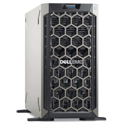 Dell PowerEdge T340 Tower Server, Grau, Intel Xeon E-2224, 8GB RAM, 2x 240GB SSD+2x 1TB SATA, DVD-RW, Dell 3 Jahre Garantie