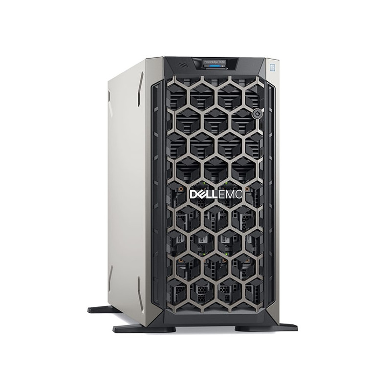 Dell PowerEdge T340 Tower Server, Grau, Intel Xeon E-2234, 16GB RAM, 1TB SATA, DVD-RW, Dell 3 Jahre Garantie