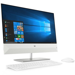 HP Pavilion 24-xa0014nl All-in-one, Weiß, Intel Core i5-8400T, 8GB RAM, 256GB SSD, 23.8" 1920x1080 FHD, HP 1 Jahr Garantie, Italienische Tastatur