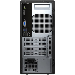 Dell Vostro 3888 Mini Tower, Schwarz, Intel Core i5-10400, 8GB RAM, 256GB SSD, DVD-RW, Dell 3 Jahre Garantie, Englisch Tastatur