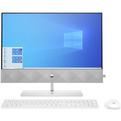 HP Pavilion 24-ka0019na All-in-one, Weiß, Intel Core i5-10400T, 16GB RAM, 512GB SSD, 23.8" 1920x1080 FHD, HP 1 Jahr Garantie, Englisch Tastatur