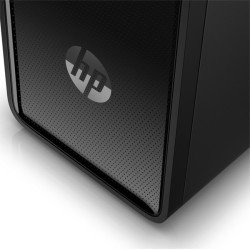 HP 290-a0000nl Slimline Desktop, Schwarz, AMD A9 9425, 8GB RAM, 256GB SSD, DVD-RW Slim, HP 1 Jahr Garantie, Italienische Tastatur