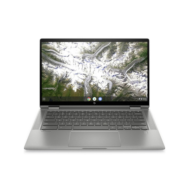 HP Chromebook x360 14c-ca0004na, Silber, Intel Core i3-10110U, 8GB RAM, 128GB SSD, 14.0" 1366x768 HD, HP 1 Jahr Garantie, Englisch Tastatur
