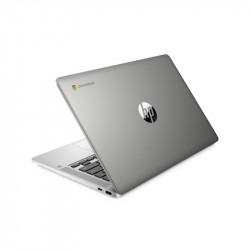 HP Chromebook 14A-na0007na, Silber, Intel Celeron N4000, 4GB RAM, 64GB eMMC, 14.0" 1920x1080 FHD, HP 1 Jahr Garantie, Englisch Tastatur