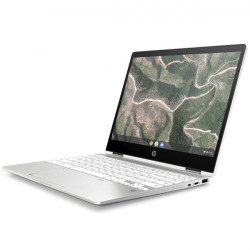 HP Chromebook x360 12b-ca0006na, Silber, Intel Celeron N4020, 4GB RAM, 64GB eMMC, 12.0" 1366x912 HD3:2+, HP 1 Jahr Garantie, Englisch Tastatur