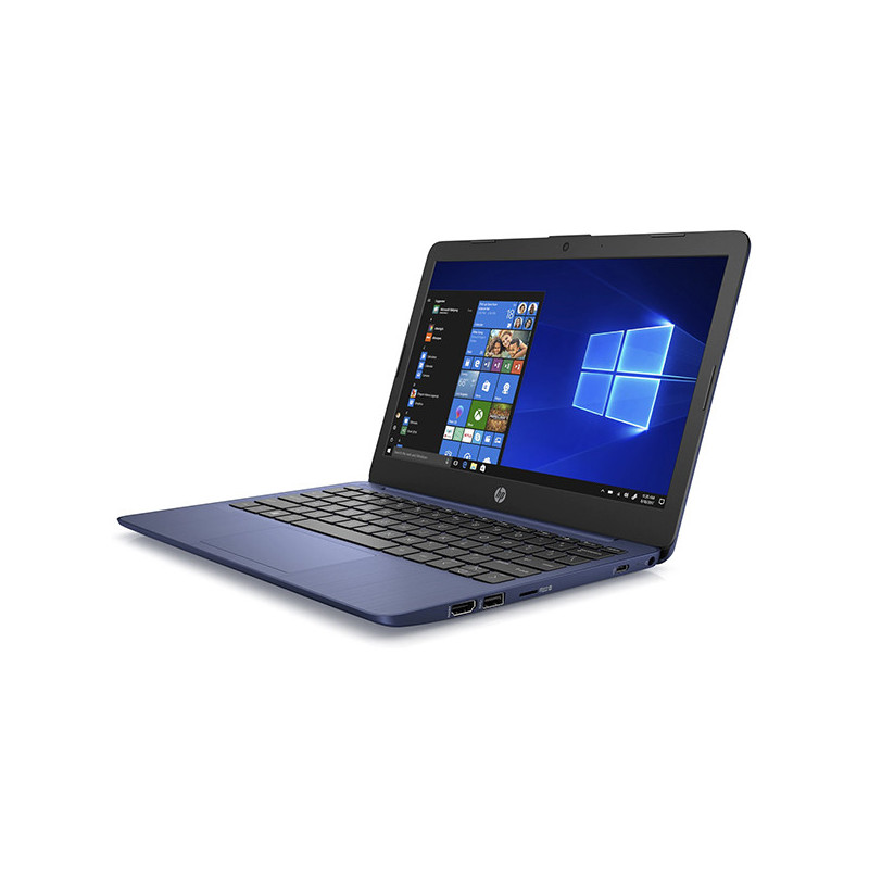 HP Stream 11-AK0021NA, Blau, Intel Celeron N4020, 4GB RAM, 64GB eMMC, 11.6" 1366x768 HD, HP 1 Jahr Garantie, Englisch Tastatur