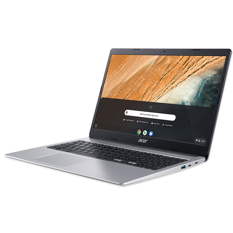 Acer Chromebook 315 CB315-3HT-P372, Silber, Intel Pentium Silver N5030, 4GB RAM, 64GB eMMC, 15.6" 1920x1080 FHD, Acer 1 Jahr Garantie, Englisch Tastatur