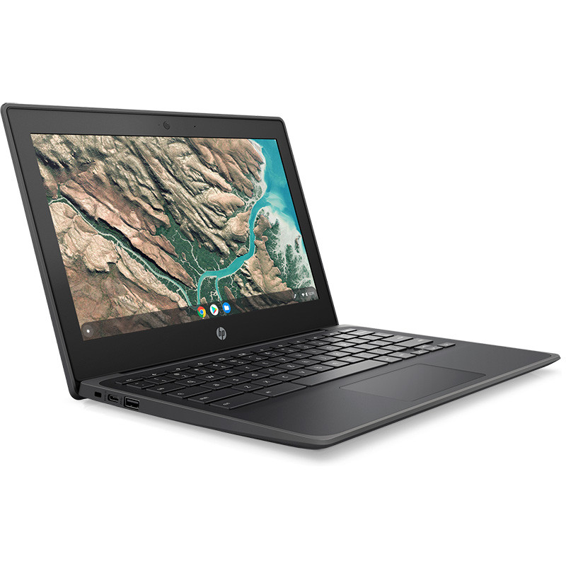 HP Chromebook 11 G8, Schwarz, Intel Celeron N4020, 4GB RAM, 16GB eMMC, 11.6" 1366x768, HP 1 Jahr Garantie, Englisch Tastatur