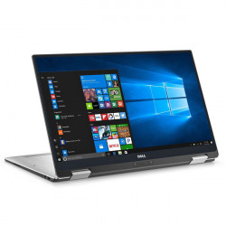 Dell XPS 13 9365 Convertible 2-in-1 Laptop, Silber, Intel Core i5-7Y54, 8GB RAM, 256GB SSD, 13.3" 3200x1800 QHD, EuroPC 1 Jahr Garantie, Englisch Tastatur