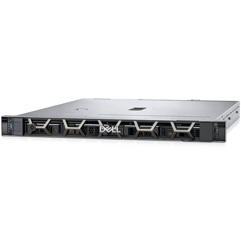 Dell PowerEdge R250 Rack-Server, Gehäuse mit 4 x 3,5-Zoll-Schacht, Intel Xeon E-2334, PERC H345, 450 W, Dell 3 Jahre Garantie