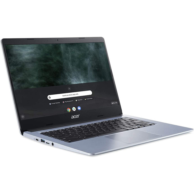 Acer Chromebook 314 CB314-1HT-C21U, Silber, Intel Celeron N4000, 4GB RAM, 64GB SSD, 14" 1920x1080 FHD, Acer 1 Jahr Garantie, Englisch Tastatur