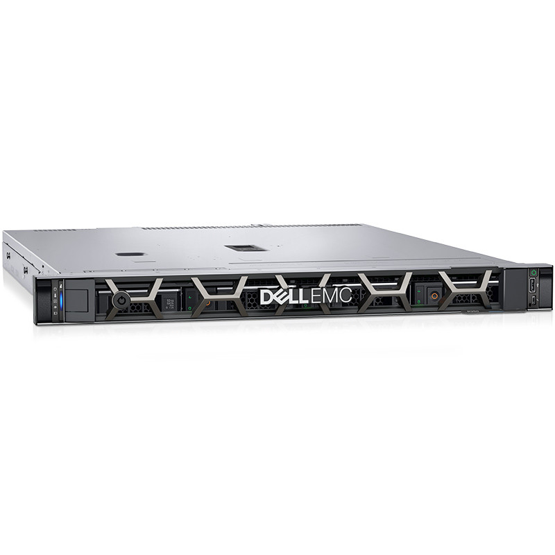 Dell PowerEdge R250 Rack-Server, 4x3,5-Zoll-Hot-Plug-Bay-Gehäuse, Intel Xeon E-2356G, PERC H345, 450-W-Netzteil, Dell 3 Jahre Garantie
