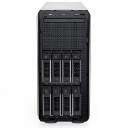 Dell PowerEdge T350 Tower-Server, Gehäuse mit 8 x 3,5-Zoll-Schacht, Intel Xeon E-2334, PERC H355, Dell 3 Jahre Garantie, Englisch Tastatur