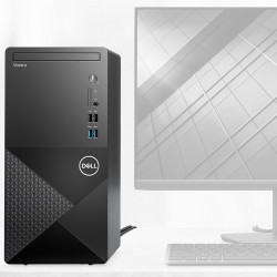 Dell Vostro 3910 Tower Desktop PC, Schwarz, Intel Core i5-12400, 8GB RAM, 256GB SSD, Dell 3 Jahre Garantie, Englisch Tastatur