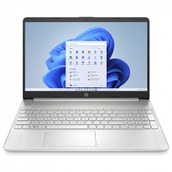 HP 15s-eq2036na Laptop, Silber, AMD Ryzen 7 5700U, 8GB RAM, 512GB SSD, 15.6" 1920x1080 FHD, HP 1 Jahr Garantie, Englisch Tastatur