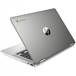 HP Chromebook x360 14a-ca0009na, Silber, Intel Celeron N4020, 4GB RAM, 64GB eMMC, 14" 1920x1080 FHD, HP 1 Jahr Garantie, Englisch Tastatur