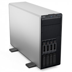 Dell PowerEdge T550 Tower-Server, Gehäuse mit 8 x 3,5 Zoll Schacht, Intel Xeon Gold 6326, 32 GB RAM, 2 x 8 TB SAS + 2 x 960 GB SSD, PERC H755, Broadcom 57412 OCP 2-Port, Broadcom 57416 2-Port, Dell 3 Jahre Garantie, Englisch Tastatur