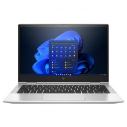 HP EliteBook X360 830 G8 Convertible 2-in-1 Notebook PC, Silber, Intel Core i7-1185G7, 16GB RAM, 512GB SSD, 13.3" 1920x1080 FHD, HP 3 Jahre Garantie, Englisch Tastatur