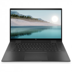 HP Envy x360 15-ey0000na Convertible 2-in-1 Laptop, Schwarz, AMD Ryzen 5 5625U, 8GB RAM, 512GB SSD, 15.6" 1920x1080 FHD, HP 1 Jahr Garantie, Englisch Tastatur