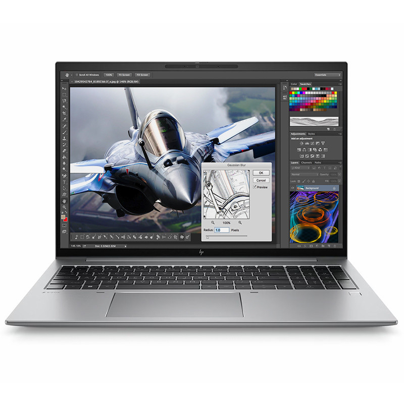 HP ZBook Firefly G9, Silber, Intel Core i7-1255U, 16GB RAM, 512GB SSD, 16" 1920x1200 WUXGA, HP 3 Jahre Garantie, Englisch Tastatur