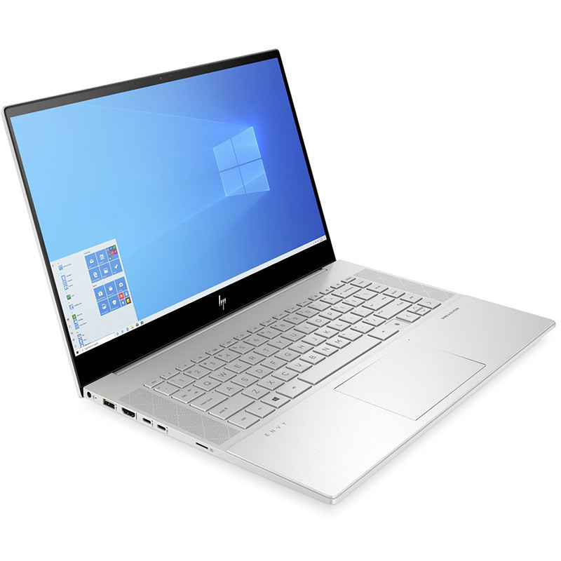 HP Envy 15-ep1002na Laptop, Silber, Intel Core i9-11900H, 32GB RAM, 2TB SSD, 15.6" 3840x2160 4KUHD, 6GB Nvidia GeForce RTX 3060, HP 1 Jahr Garantie, Englisch Tastatur