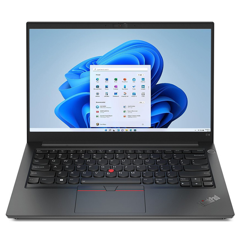 Lenovo ThinkPad E14 Gen 4, Schwarz, Intel Core i5-1235U, 16GB RAM, 256GB SSD, 14" 1920x1080 FHD, Lenovo 3 Jahre Garantie, Englisch Tastatur