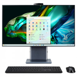 Acer Aspire S27-1755 All-in-One PC, Silber, Intel Core i7-1260P, 32GB RAM, 1TB SSD, 27" 2560x1440 WQHD, Acer 1 Jahr UK Garantie, Englisch Tastatur