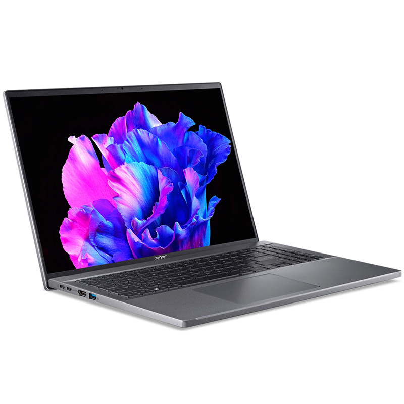 Acer Swift Go SFG16-71-77T9 Ultra-thin Laptop, Grau, Intel Core i7-1355U, 16GB RAM, 1TB SSD, 16" 3200x2000 OLED WQXGA+, Acer 1 Jahr UK Garantie, Englisch Tastatur