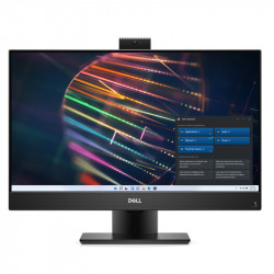 Dell OptiPlex 24 5400 All-in-One, Schwarz, Intel Core i5-12600T, 16GB RAM, 512GB SSD, 23.8" 1920x1080 FHD Touchscreen, Fixed Stand, Dell 3 Jahre Garantie, Englisch Tastatur