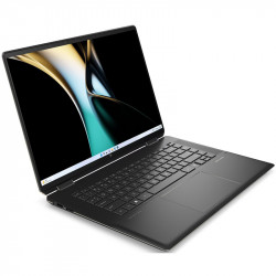 HP Spectre x360 16-f2001na Convertible Laptop, Schwarz, Intel Core i7-1360P, 32GB RAM, 2TB SSD, 16" 3840x2400 4K UHD+ Touchscreen, 4GB Intel Arc A370M, HP 1 Jahr Garantie, Englisch Tastatur