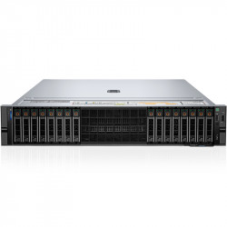 Dell PowerEdge R7625 Rack-Server, 16 x 2,5 Zoll Hot-Plug-Bay-Gehäuse, Dual AMD EPYC 9174F, 192 GB RAM, 2 x 960 GB SSD, PERC H355, Dual 1400 W Netzteil, Dell 3 YR WTY