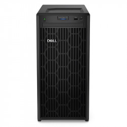 Dell PowerEdge T150 Tower-Server, 4x3,5-Zoll-Chassis mit verkabeltem Schacht, Intel Xeon E-2314, 8GB RAM, 1TB SATA, PERC S150, 300-W-Netzteil, Dell 3 Jahre Garantie