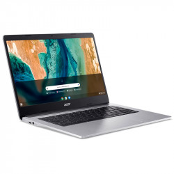 Acer Chromebook 314 CB314-2H-K1QQ, Silber, MediaTek M8183C, 4GB RAM, 64GB eMMC, 14" 1920x1080 FHD, Acer 1 Jahr UK Garantie, Englisch Tastatur