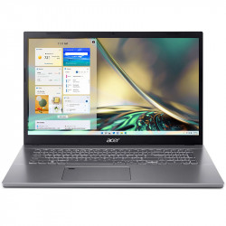 Acer Aspire 5 A517-53-55JS Laptop, Grau, Intel Core i5-12450H, 8GB RAM, 512GB SSD, 17.3" 1920x1080 FHD, Acer 1 Jahr UK Garantie, Englisch Tastatur